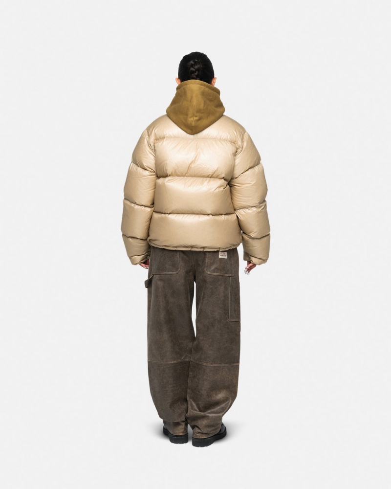 Stussy Down Puffer Parachute Ripstop - Unisex Jackets Goud | GNLUC98237