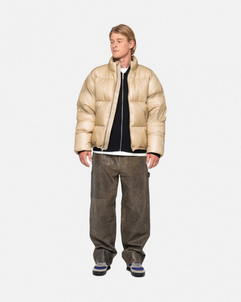 Stussy Down Puffer Parachute Ripstop - Unisex Jackets Goud | GNLUC98237