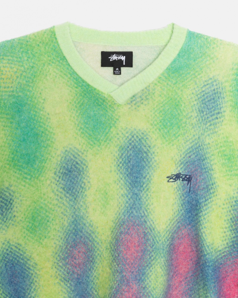 Stussy Gradient Dot Brushed Trui - Unisex Sweaters Gekleurd | NLDYB33760