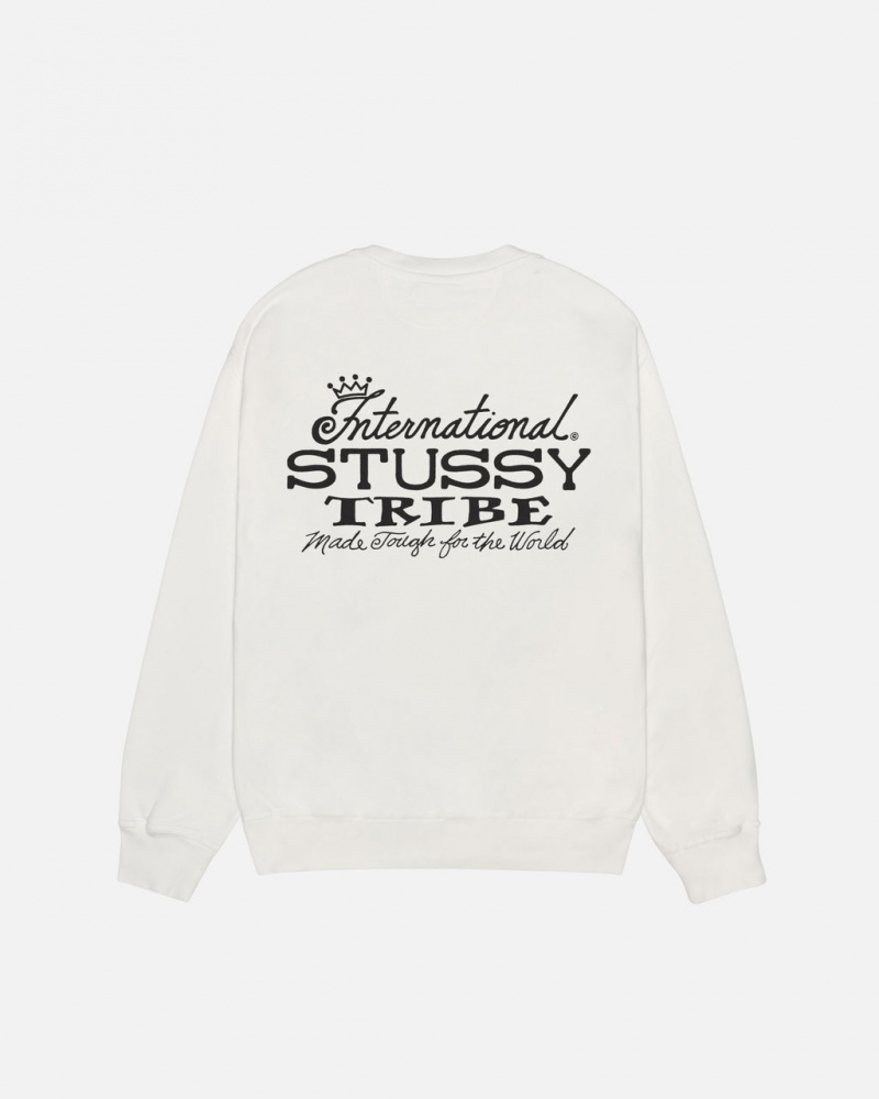 Stussy IST Crew Pigment Dyed - Unisex Hoodies Beige | NLQAV82185