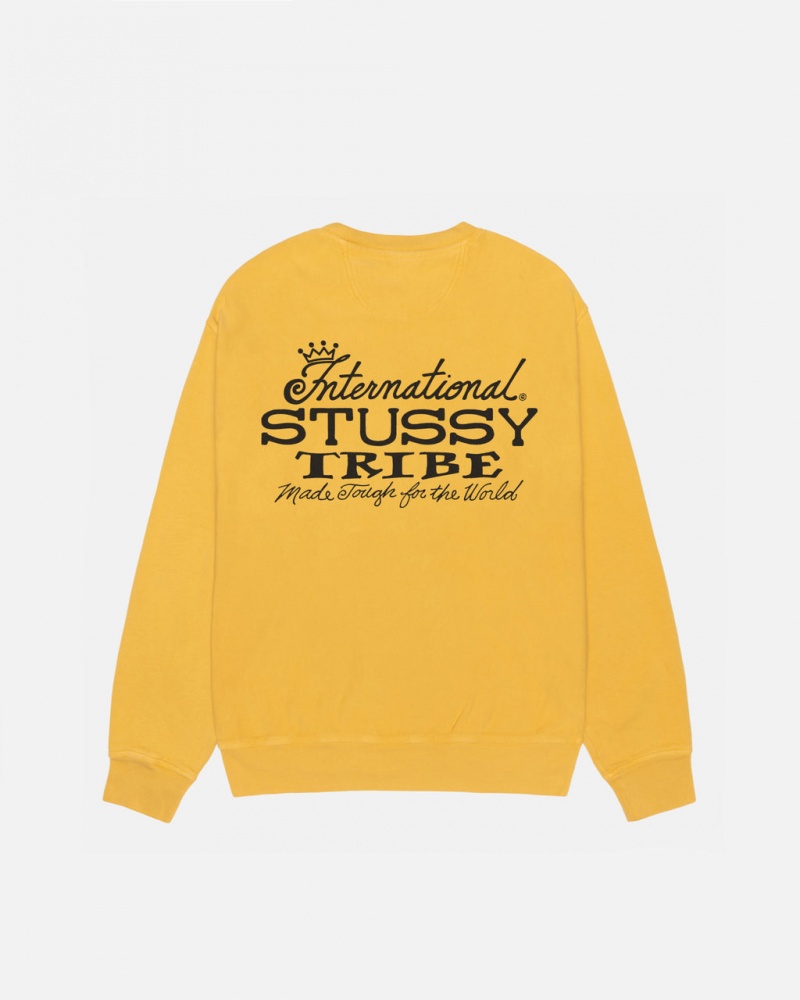 Stussy IST Crew Pigment Dyed - Unisex Hoodies Oranje | ZNLNQ95479