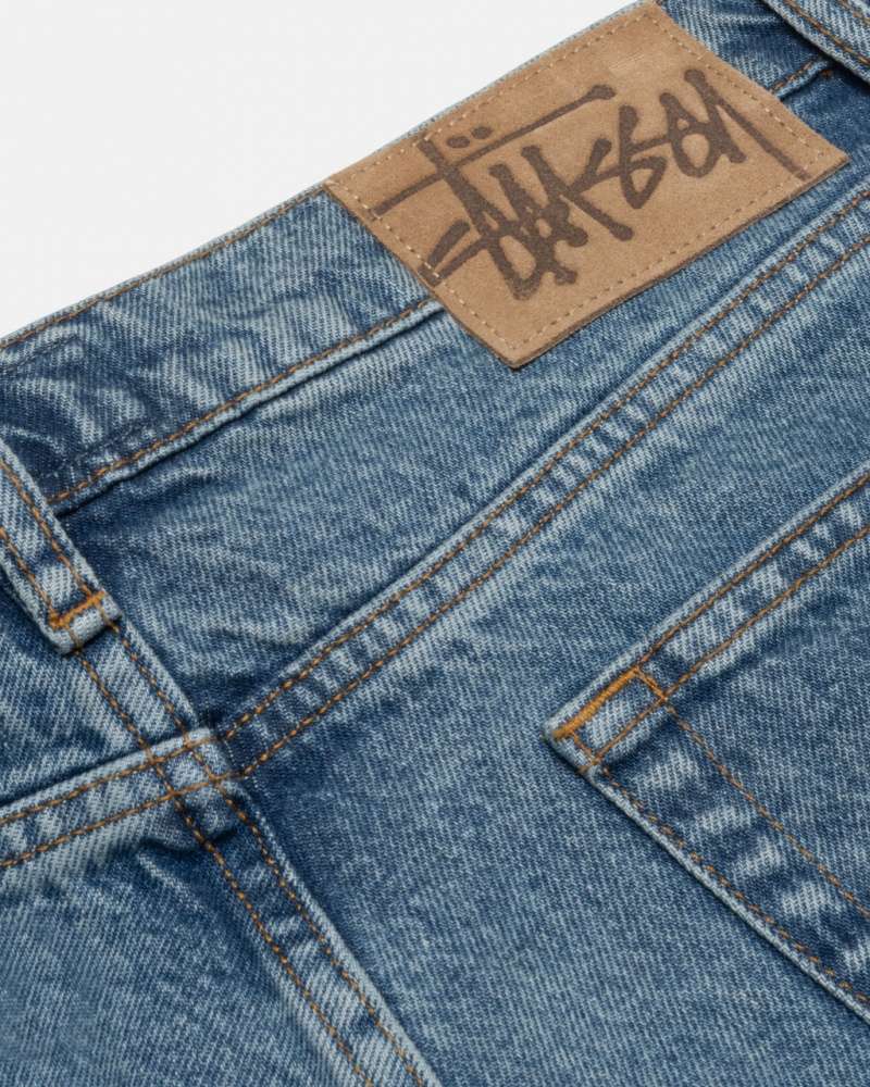 Stussy Klassieke Jean Denim - Unisex Denim Blauw | BNLSD91439