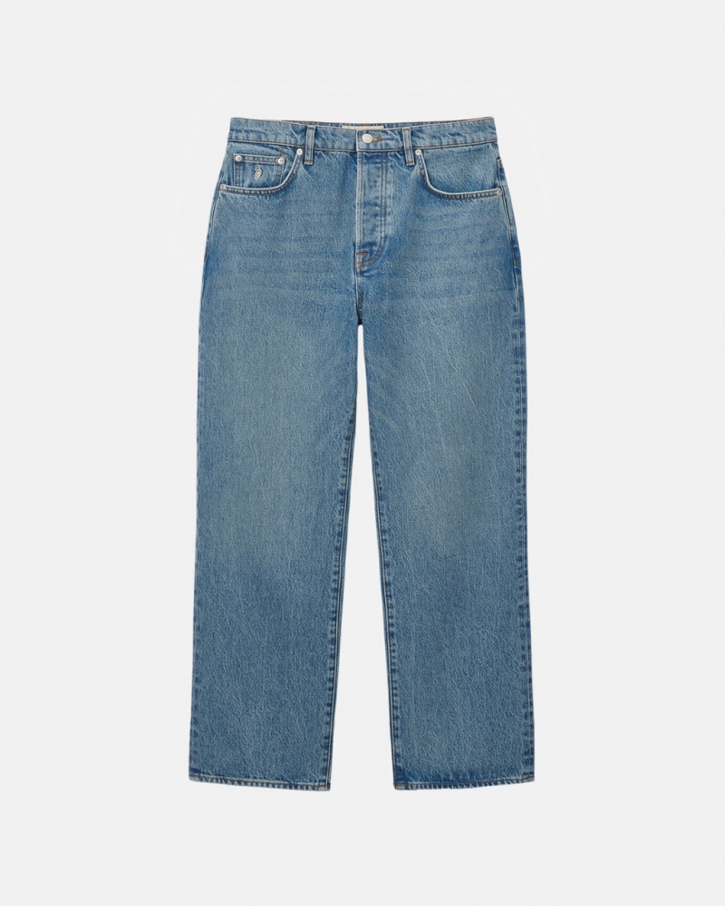 Stussy Klassieke Jean Denim - Unisex Denim Blauw | BNLSD91439