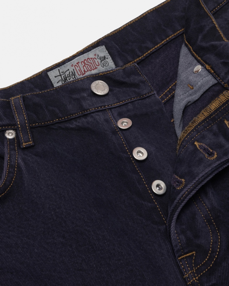 Stussy Klassieke Jean Denim - Unisex Denim Zwart | NLZDE26745