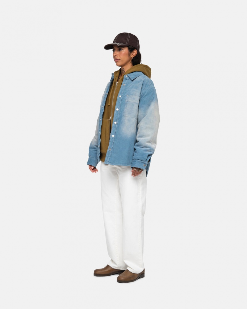 Stussy Klassieke Jean Overdyed - Unisex Denim Beige | NLIIZ36468