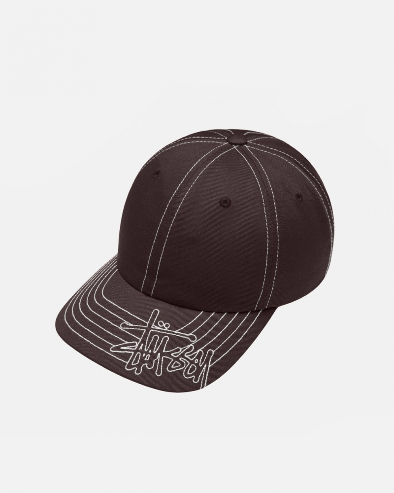 Stussy Low Pro Basic Stitch Strapback - Unisex Bruin | YNLGT80774