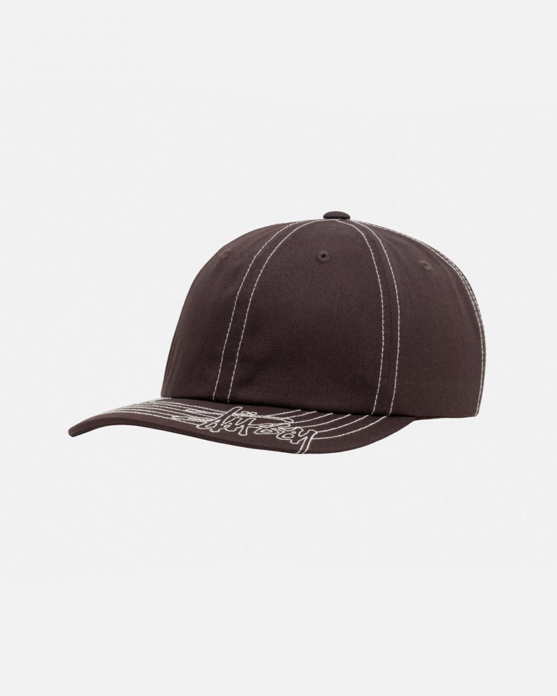 Stussy Low Pro Basic Stitch Strapback - Unisex Bruin | YNLGT80774