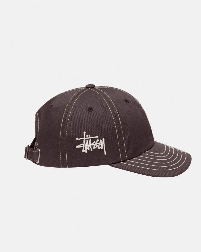 Stussy Low Pro Basic Stitch Strapback - Unisex Bruin | YNLGT80774