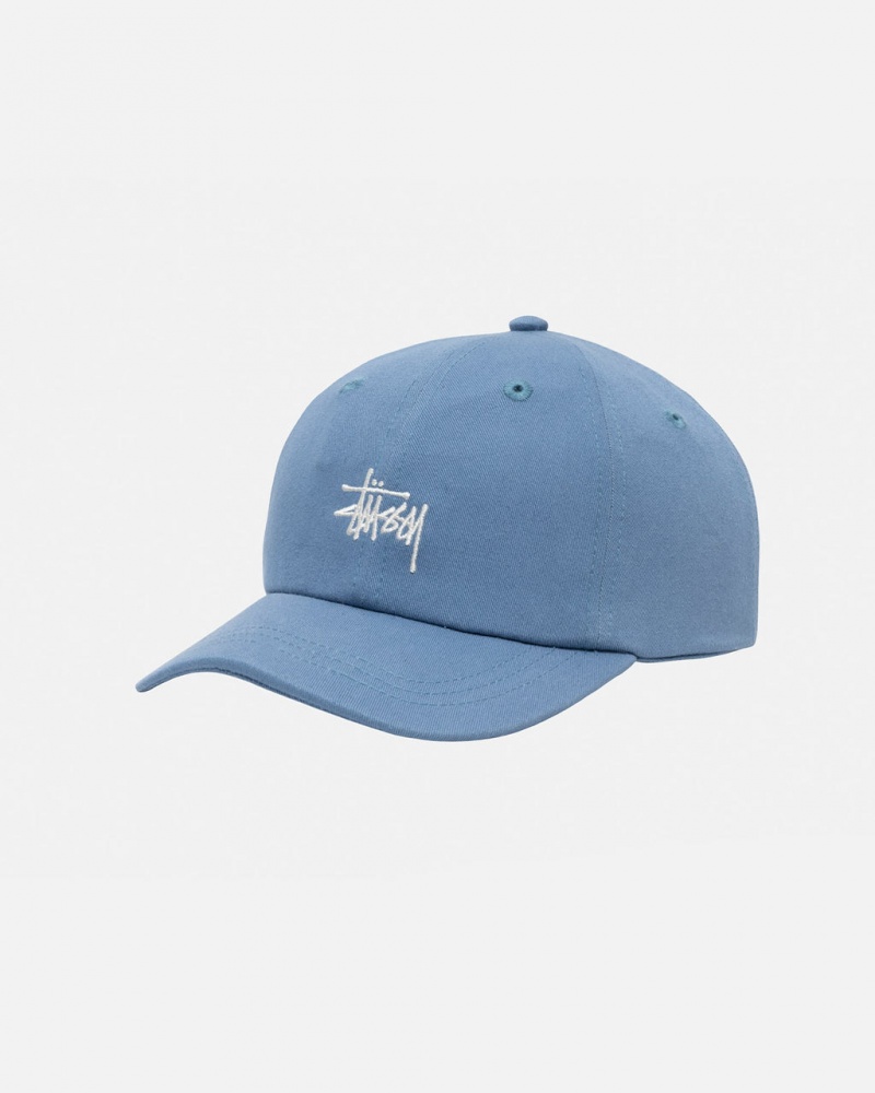 Stussy Low Pro Basic Stock Strapback - Unisex Blauw | ANLWC73494