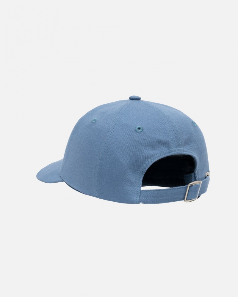 Stussy Low Pro Basic Stock Strapback - Unisex Blauw | ANLWC73494