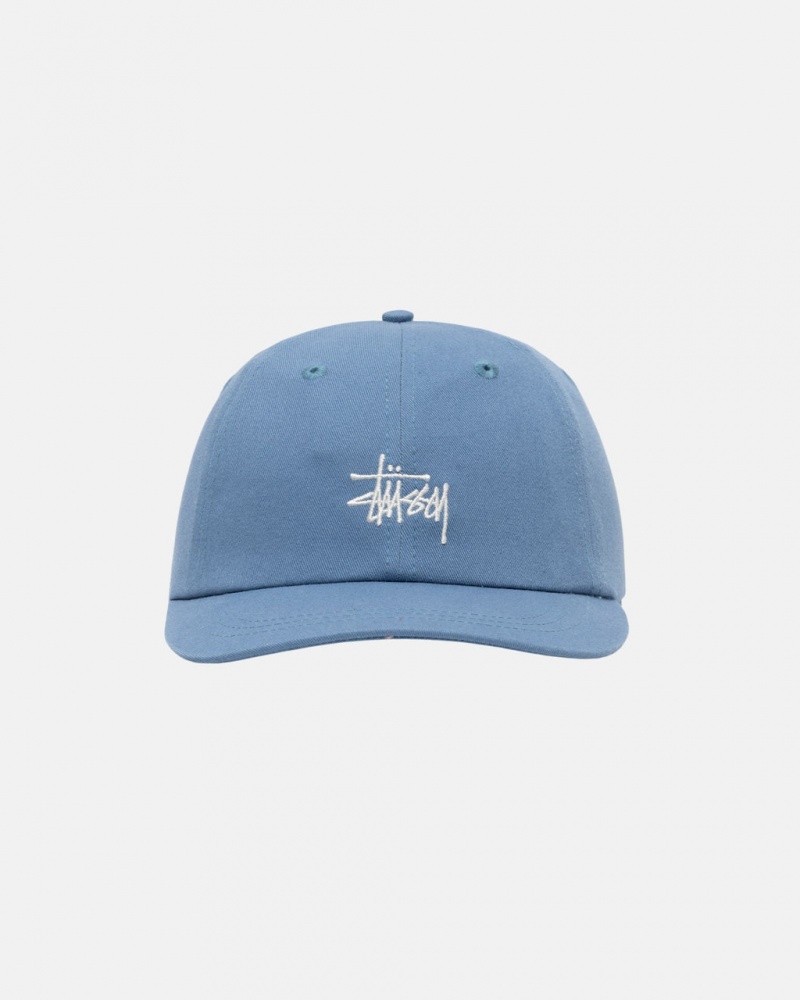 Stussy Low Pro Basic Stock Strapback - Unisex Blauw | ANLWC73494