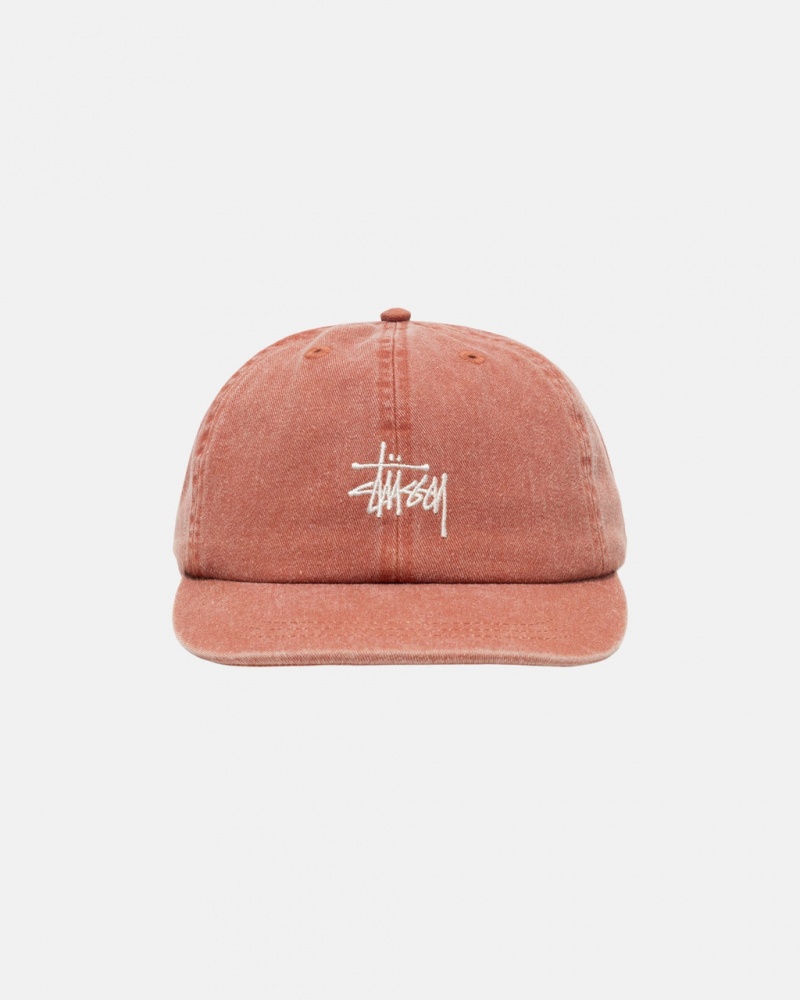 Stussy Low Pro Basic Washed Strapback - Unisex Bruin | TNLWZ54269