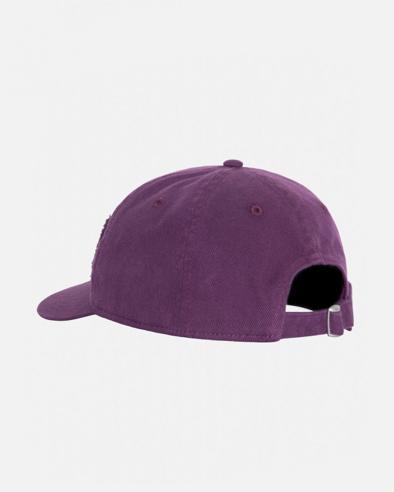 Stussy Low Pro Copyright Applique Strapback - Unisex Paars | MNLFT80873