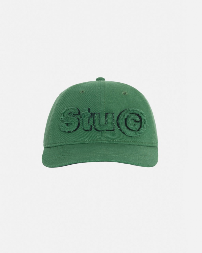 Stussy Low Pro Copyright Applique Strapback - Unisex Groen | XNLBH33850