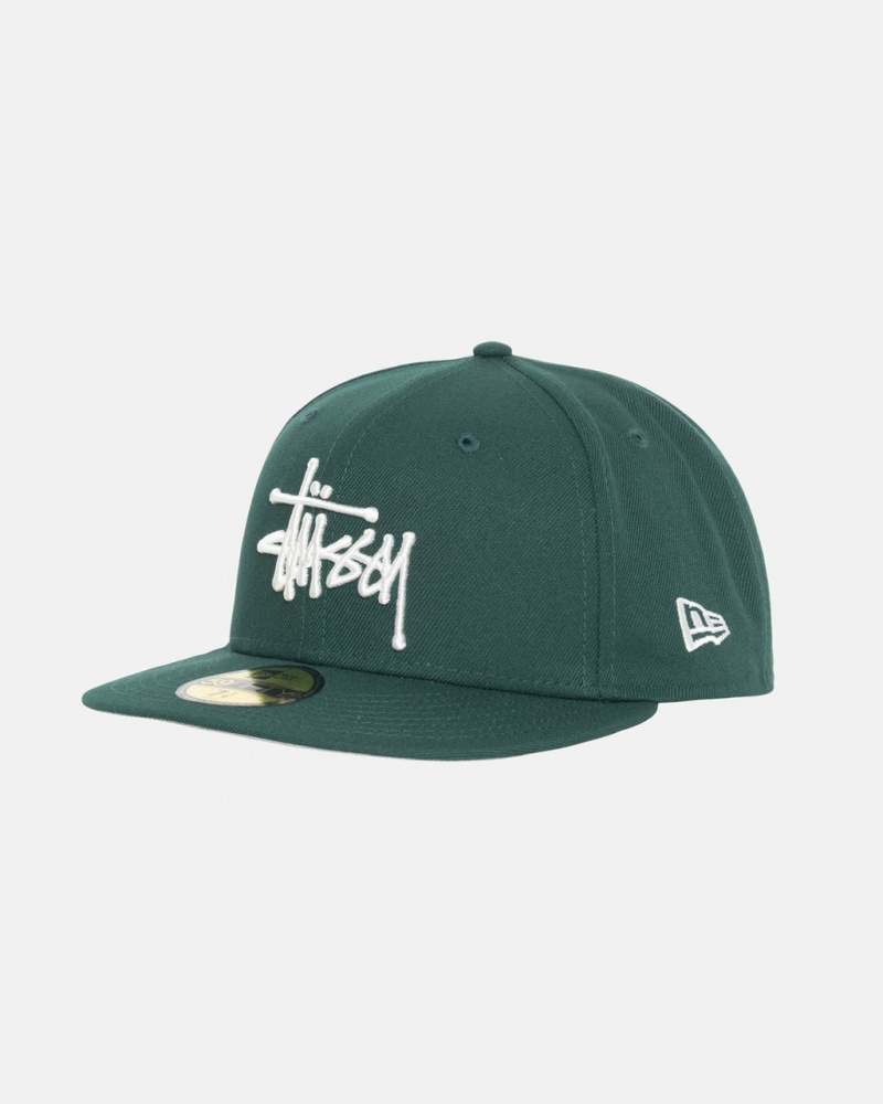 Stussy New Era 59Fifty Authentic - Unisex Groen | YNLVQ56821