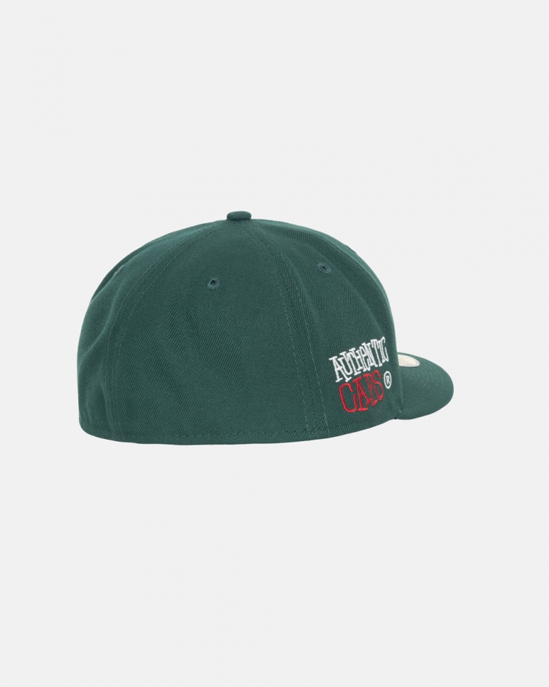 Stussy New Era 59Fifty Authentic - Unisex Groen | YNLVQ56821