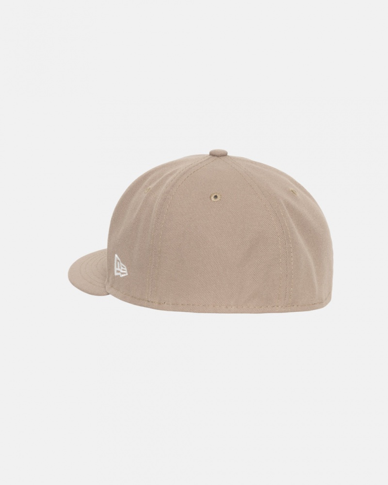 Stussy New Era 59Fifty Authentic - Unisex Khaki | NLXBR91210