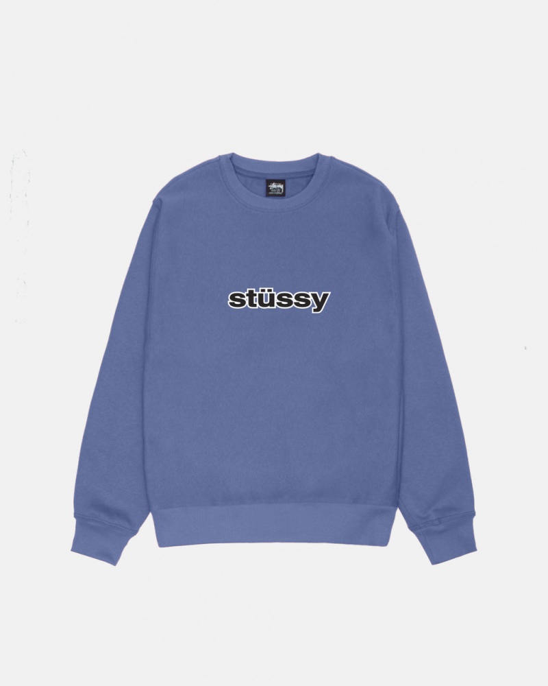 Stussy SS-Link Crew - Unisex Hoodies Blauw | NLQAV87445