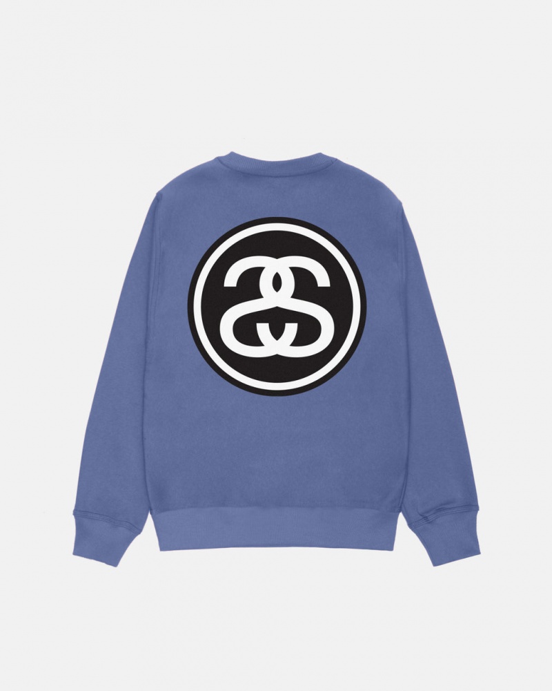 Stussy SS-Link Crew - Unisex Hoodies Blauw | NLQAV87445