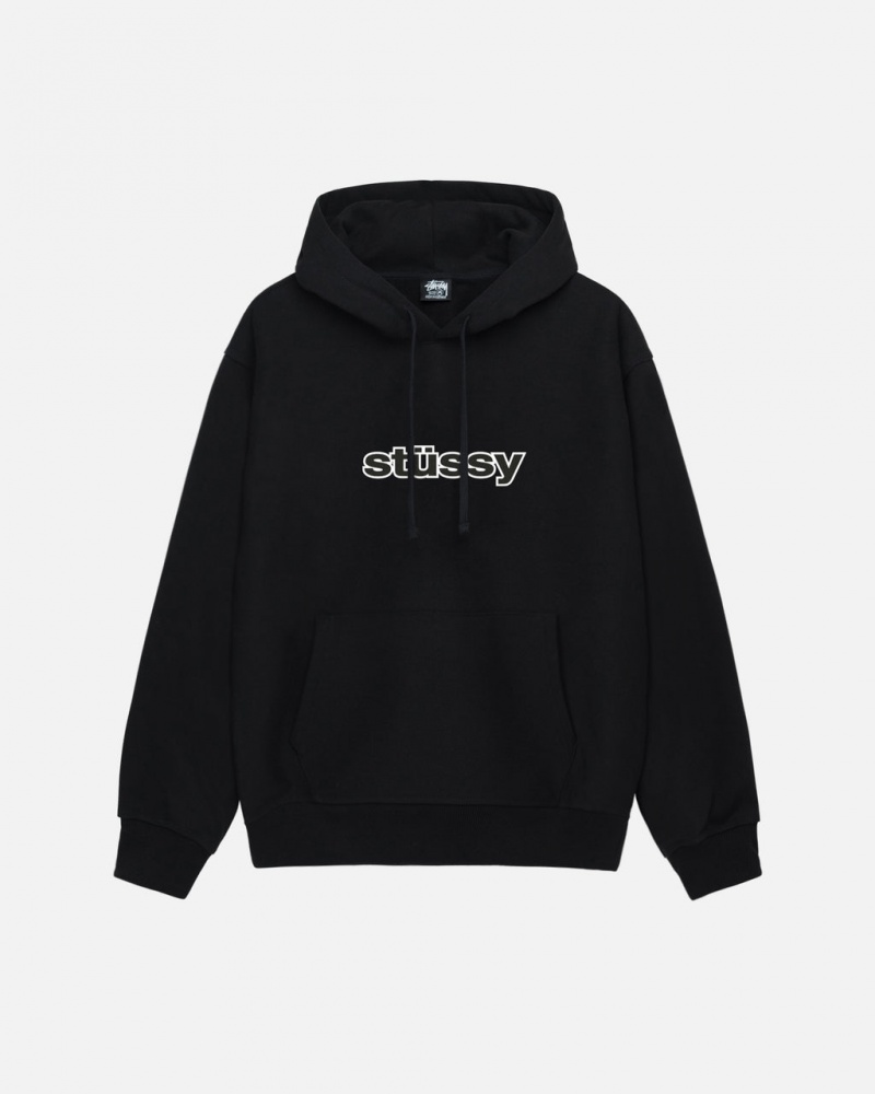 Stussy SS-Link Hoodie - Unisex Hoodies Zwart | NLEGJ90777