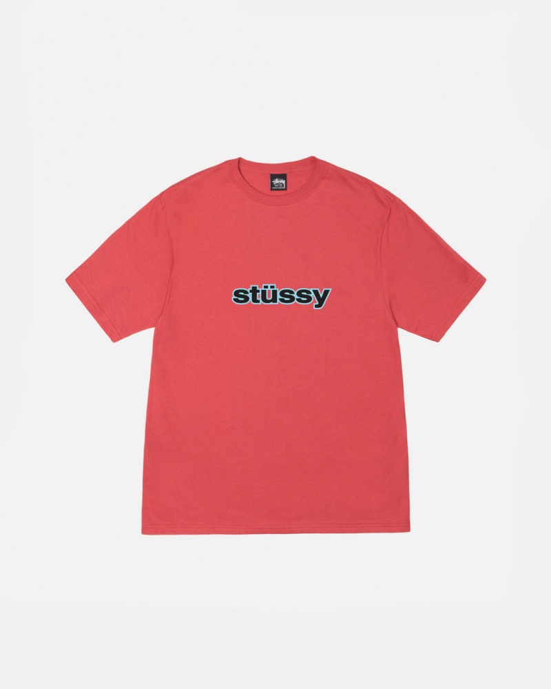 Stussy SS-Link Tee - Unisex Shortsleeve Rood | NLEGJ16613