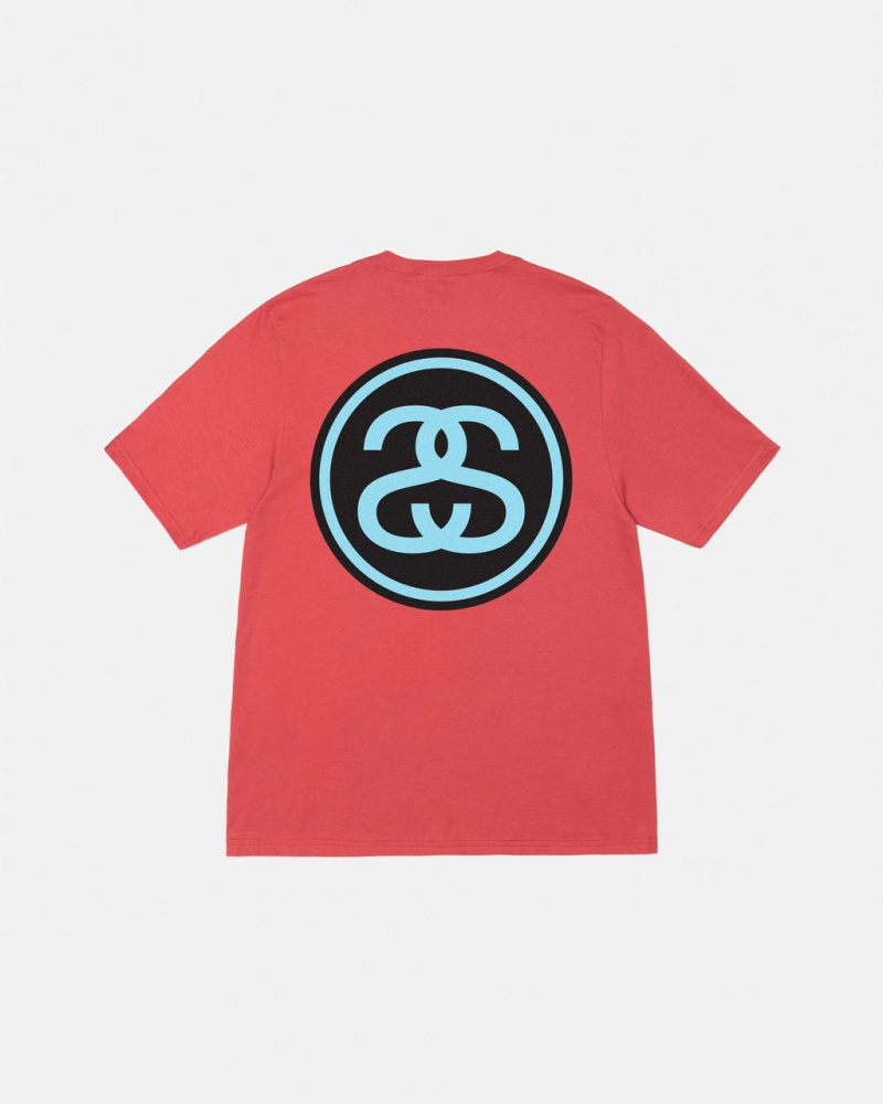 Stussy SS-Link Tee - Unisex Shortsleeve Rood | NLEGJ16613