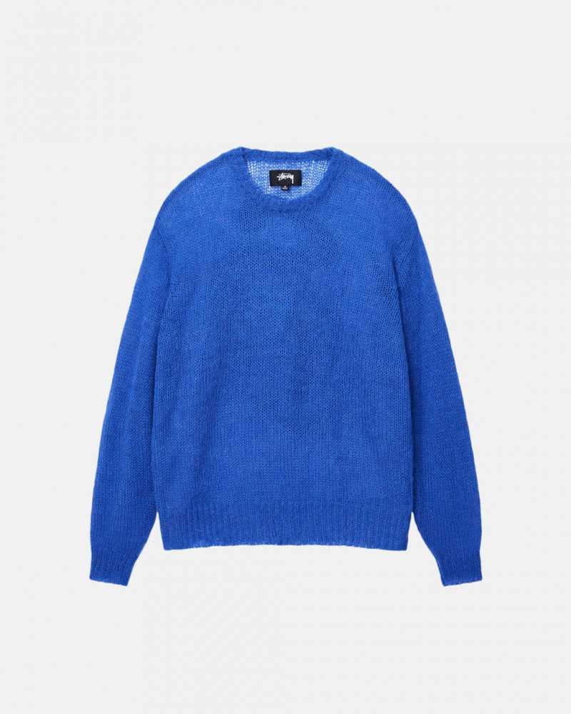 Stussy S Loose Knit Trui - Unisex Sweaters Blauw | NLNEJ58477