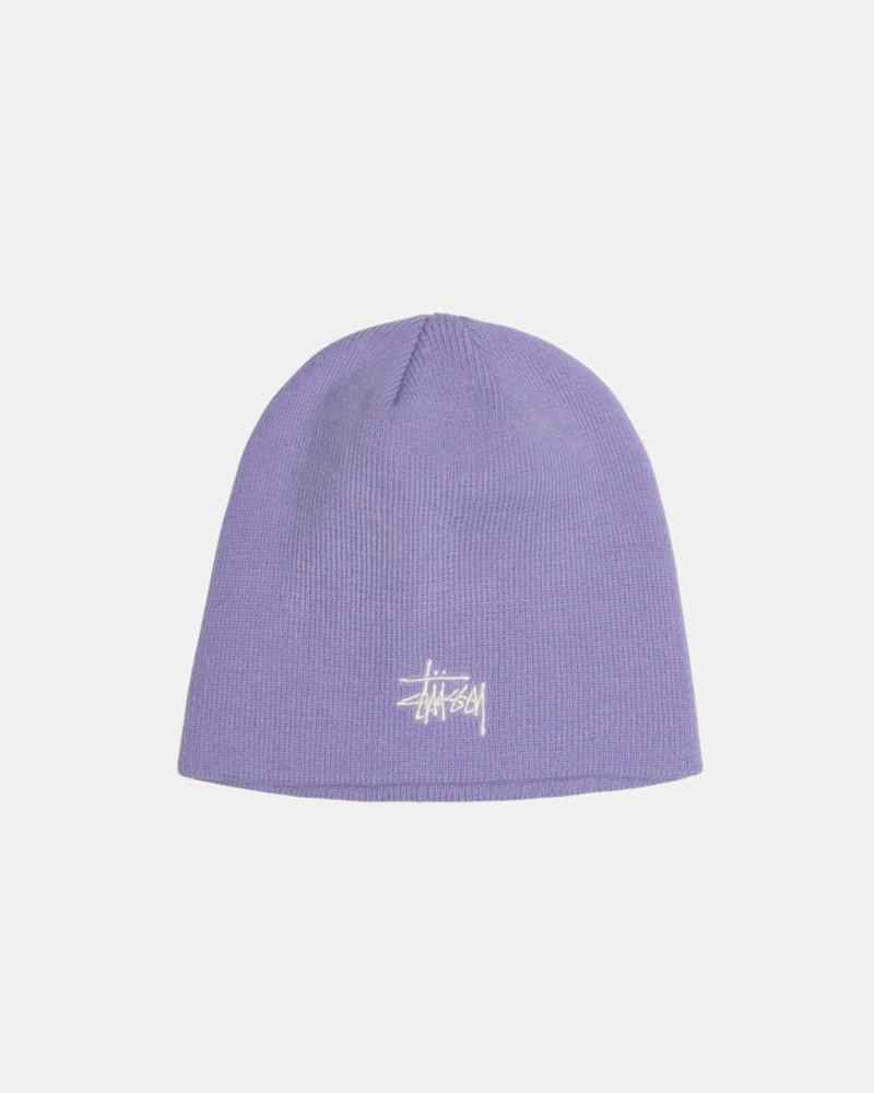 Stussy Skullcap Basic - Unisex Paars | PNLER48753