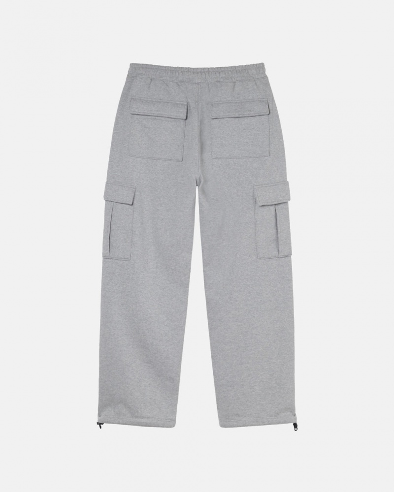 Stussy Sport Cargo Fleece Pant - Men&s Pants Grijs | TNLPQ75465