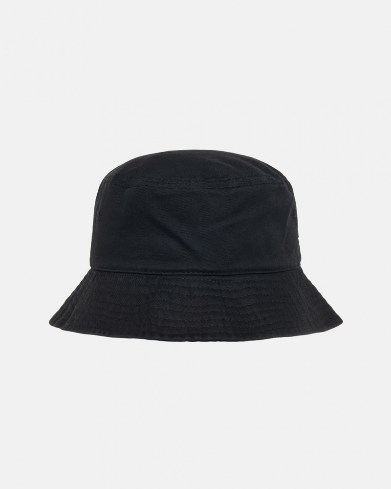 Stussy Stock Bucket Hat - Mens Zwart | LNLTR90909