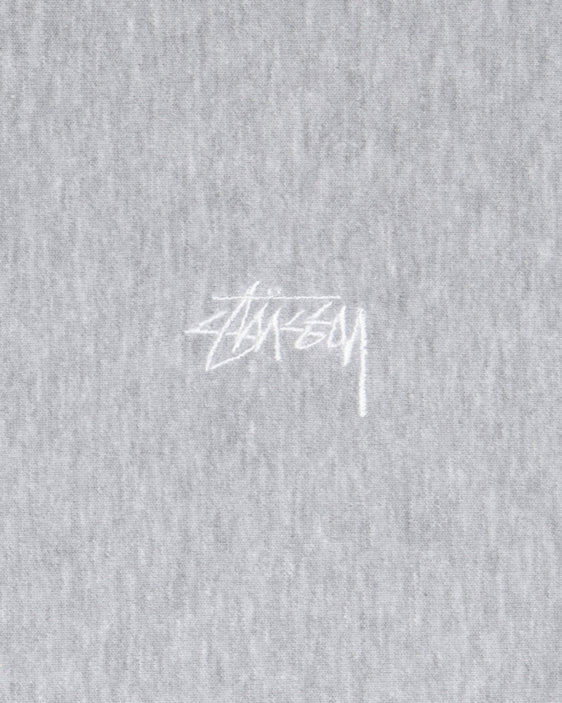 Stussy Stock Logo Crew - Unisex Hoodies Grijs | NLEAH93243