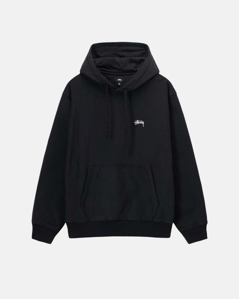 Stussy Stock Logo Hoodie - Unisex Hoodies Zwart | FNLHY93629