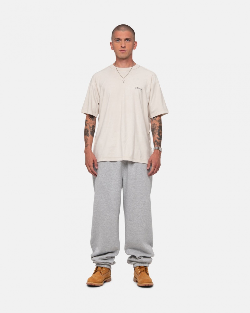 Stussy Stock Logo Sweatpant - Unisex Pants Grijs | NLJZR56132