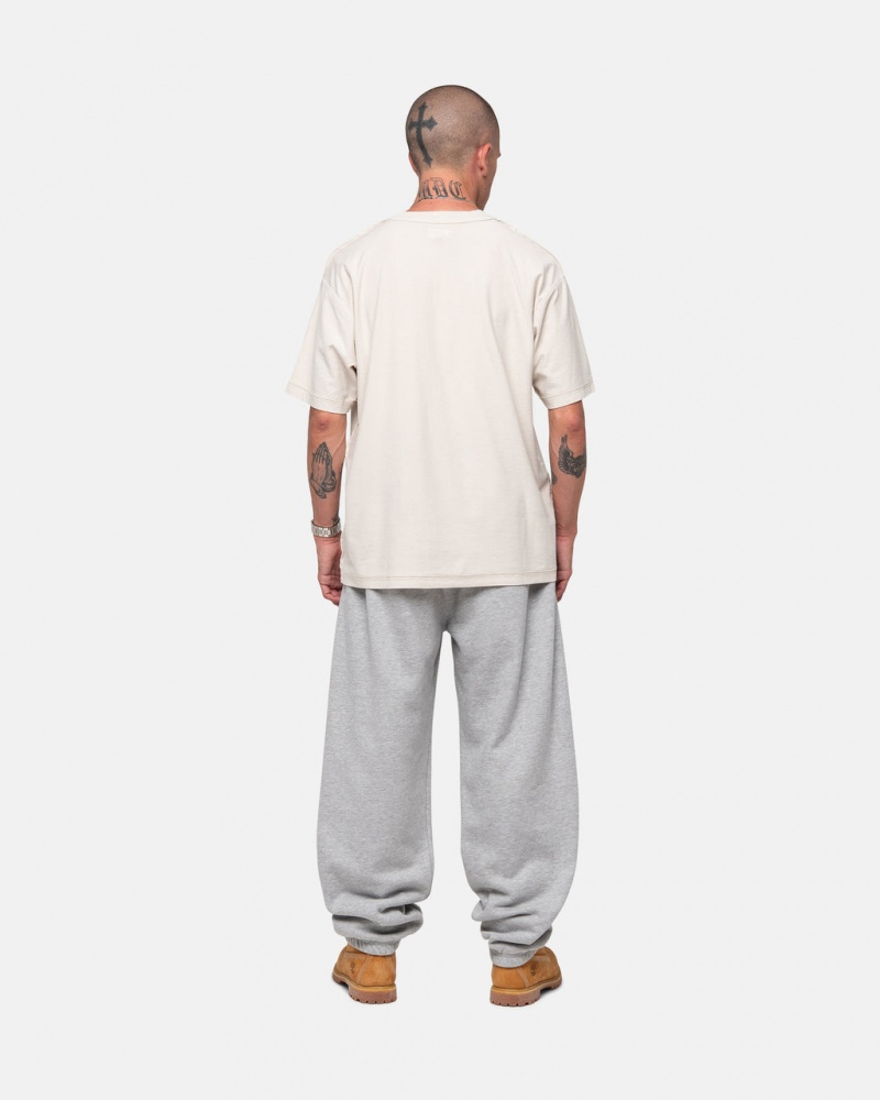 Stussy Stock Logo Sweatpant - Unisex Pants Grijs | NLJZR56132