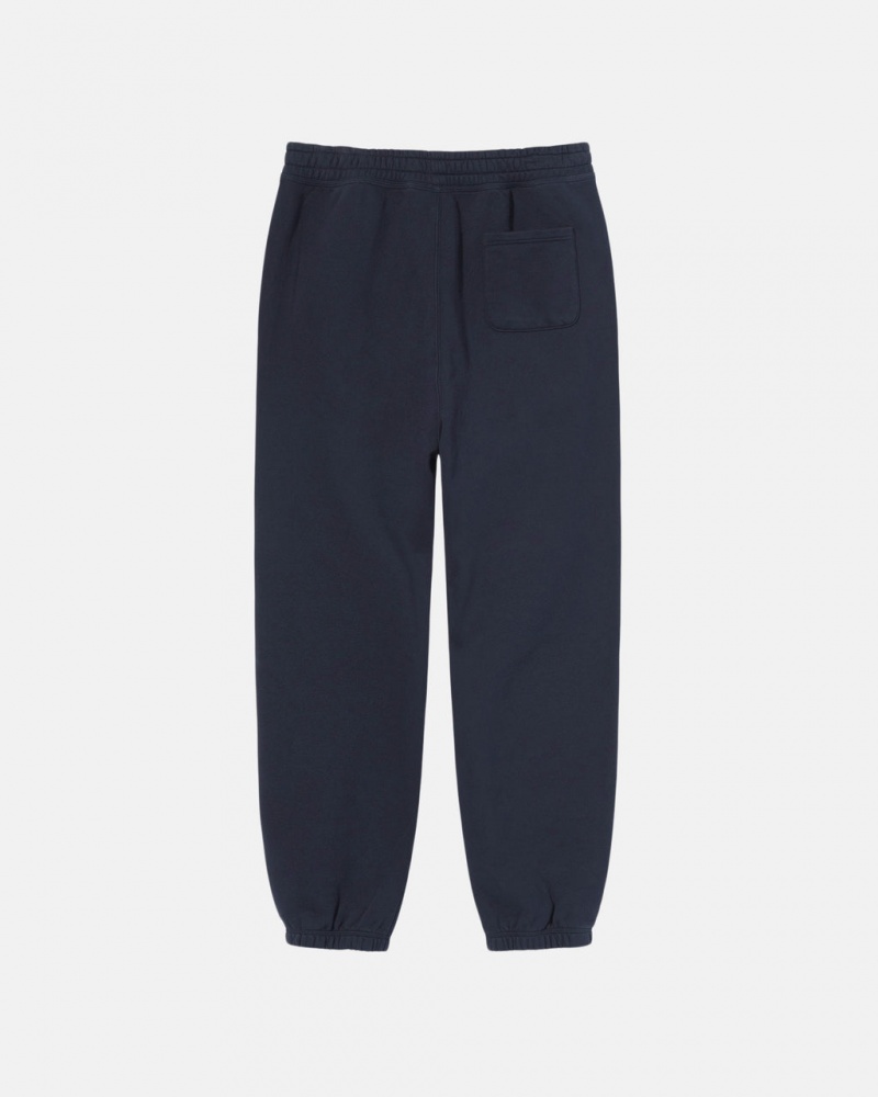 Stussy Stock Logo Sweatpant - Unisex Pants Donkerblauw | YNLVQ62081