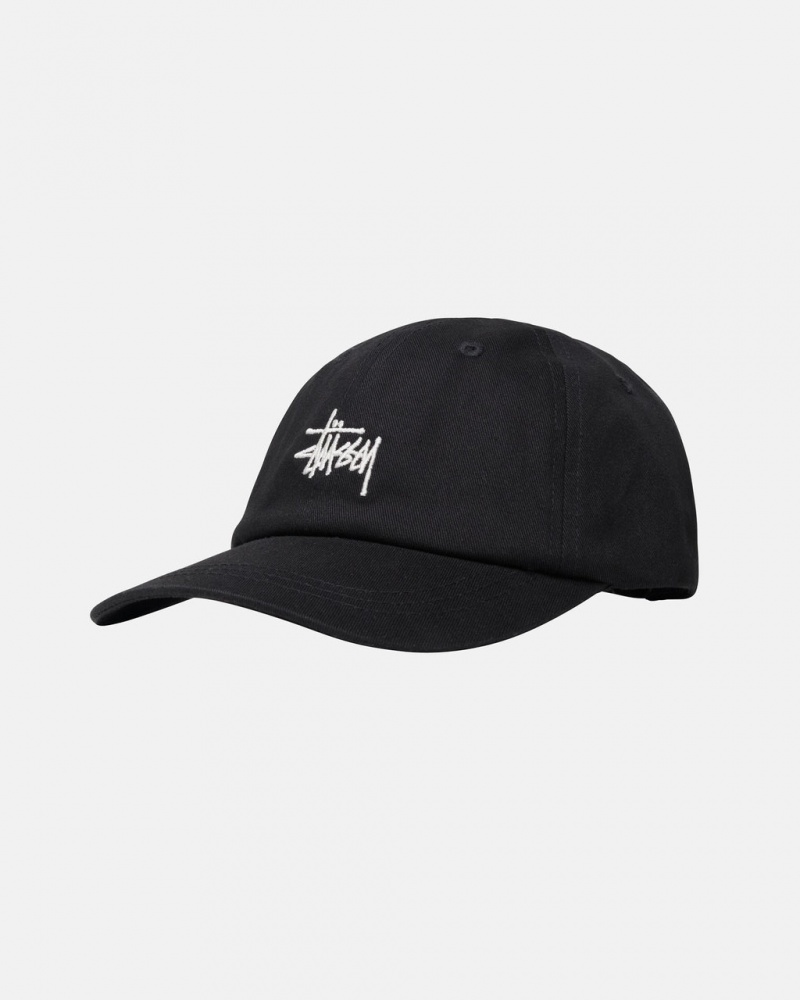 Stussy Stock Low Pro Cap - Unisex Zwart | NLCIF97982