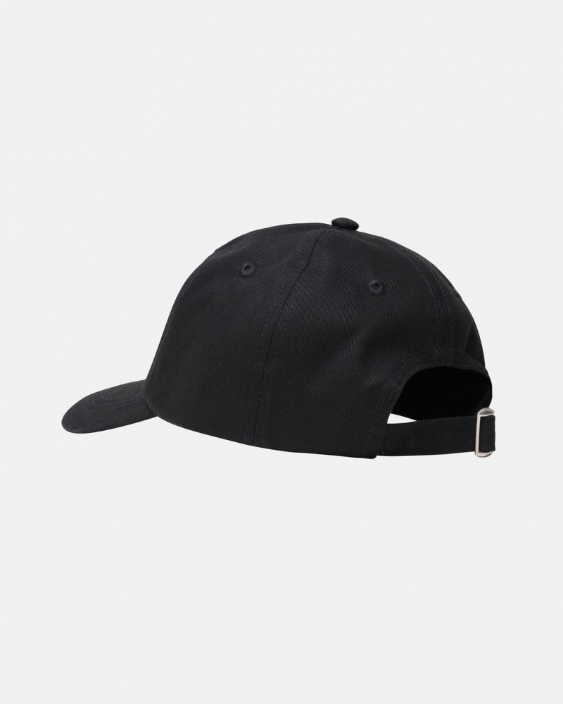 Stussy Stock Low Pro Cap - Unisex Zwart | NLCIF97982