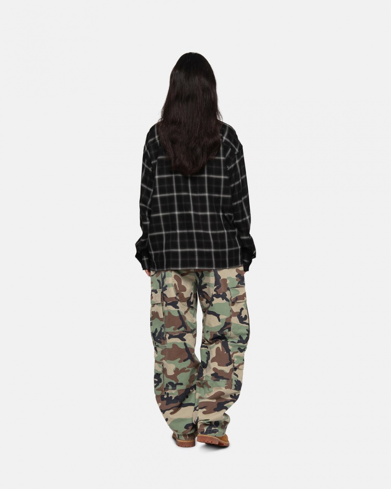 Stussy Surplus Cargo Ripstop - Unisex Jeans Pants Camo | MNLHR17152