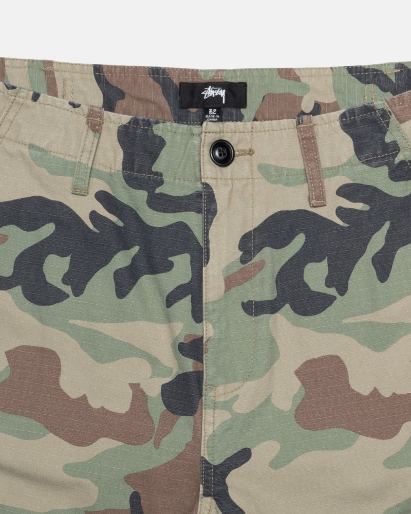 Stussy Surplus Cargo Ripstop - Unisex Jeans Pants Camo | MNLHR17152