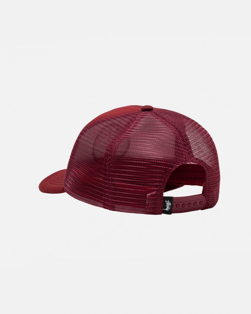 Stussy Trucker 8 Ball Snapback - Unisex Rood | NLJBT52678