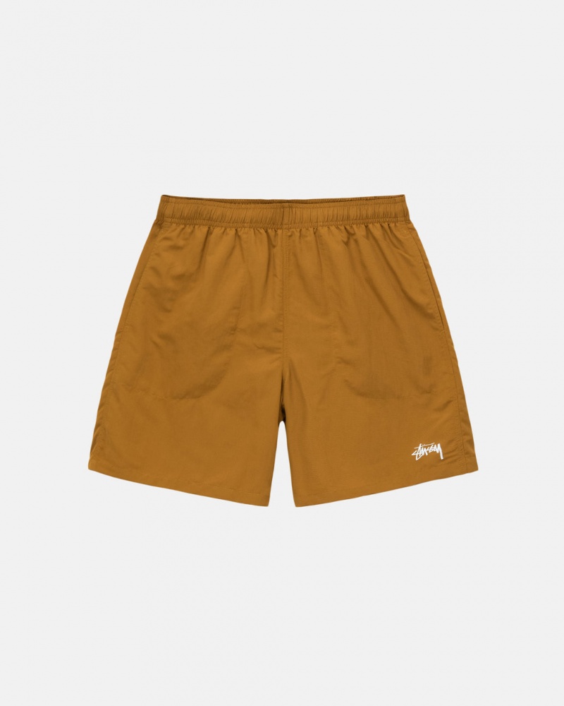 Stussy Water Kort Stock - Unisex Shorts Trunks Wit | NLZDE17354