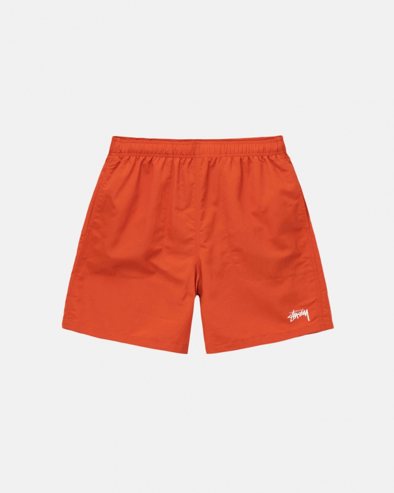 Stussy Water Kort Stock - Unisex Shorts Trunks Zwart | BNLSD66444