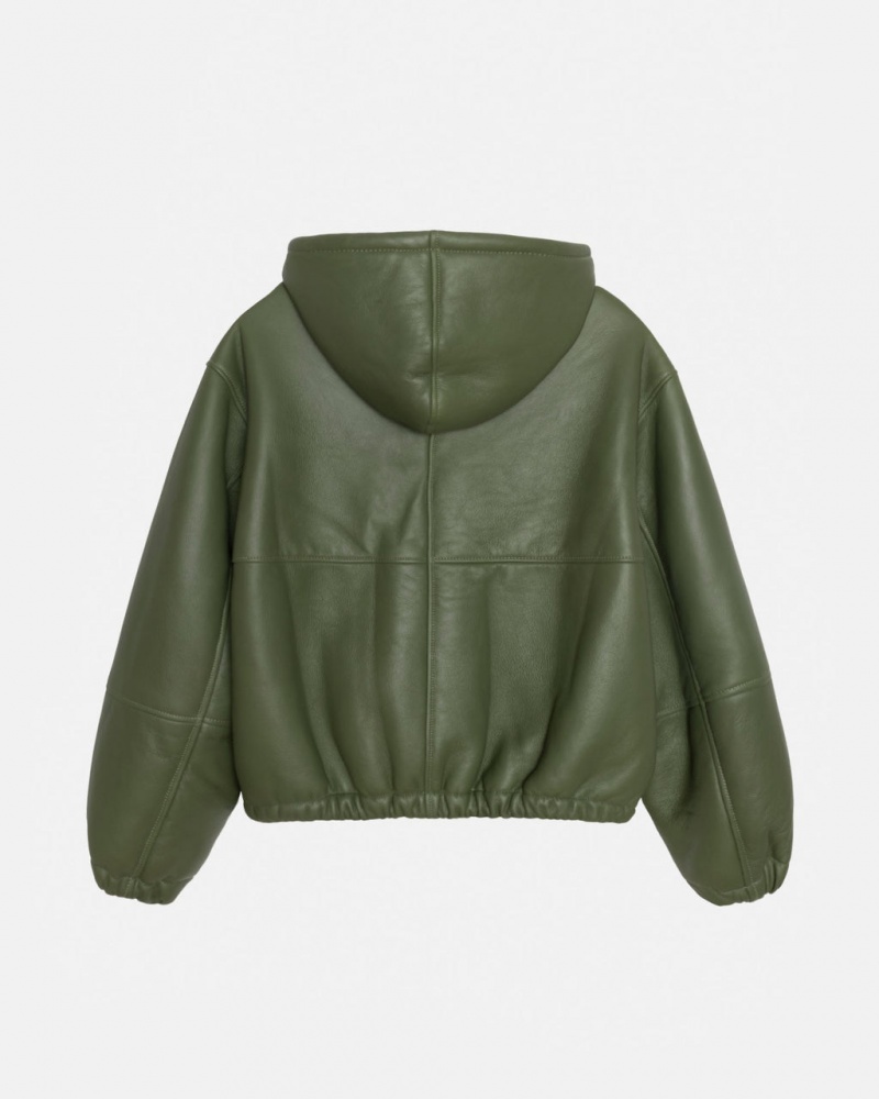 Stussy Werk Jacket Shearling - Unisex Jackets Groen | UNLND39488