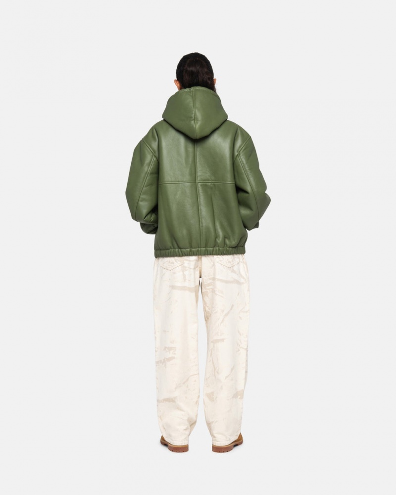 Stussy Werk Jacket Shearling - Unisex Jackets Groen | UNLND39488