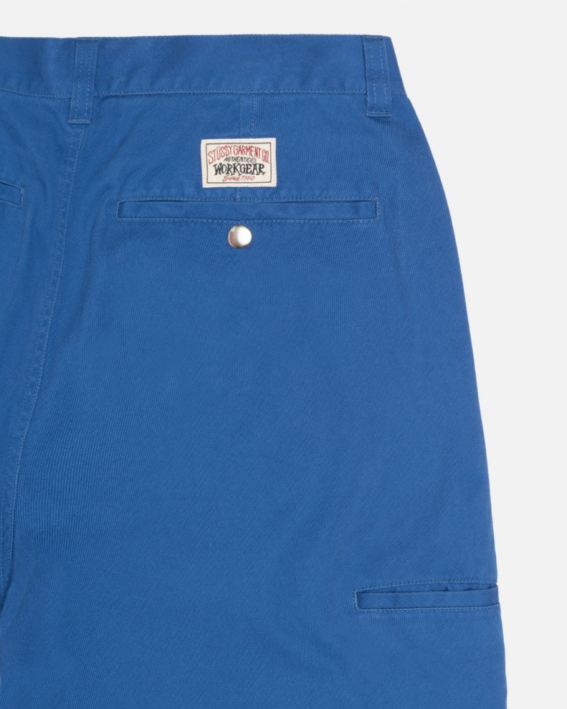 Stussy Workgear Trouser Twill - Unisex Jeans Pants Koningsblauw | MNLHR37379