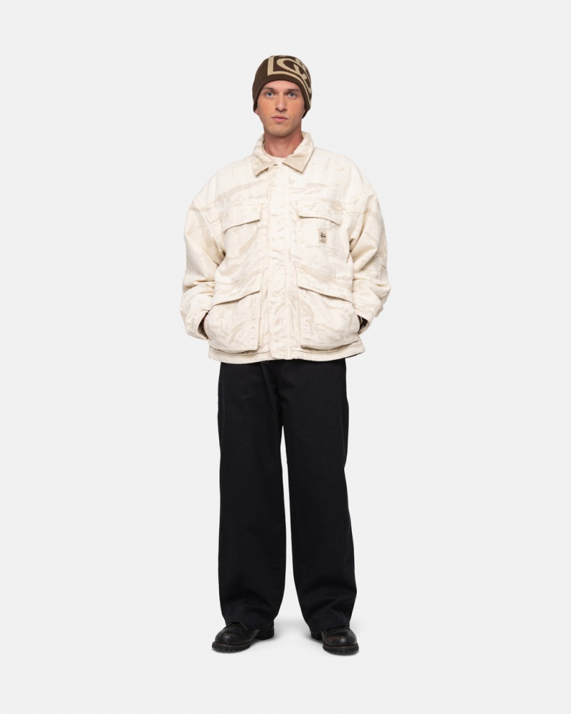 Stussy Workgear Trouser Twill - Unisex Pants Zwart | BNLSO26809